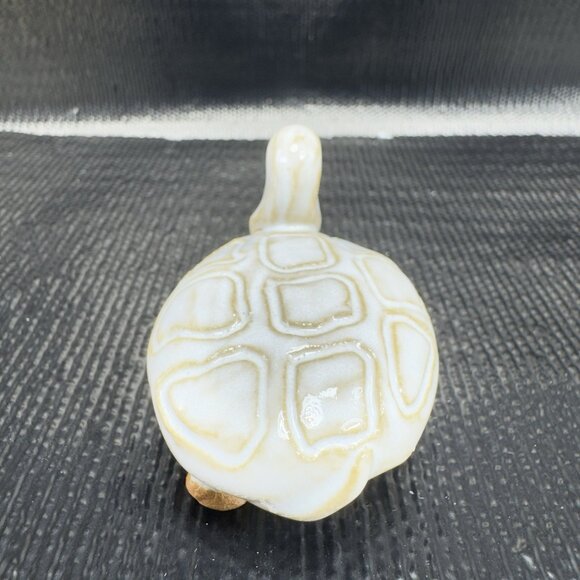 Vintage Hand Made Pottery Stoneware Turtle Figurine Small Figure Hand Crafted - Picture 10 of 11
